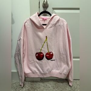 Edikted X-Large Pink Cherry Hoodie. 🍒⚡️
